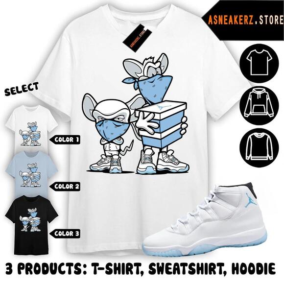 Tops - Shirt Match Aj 11 Columbia Legend Blue Matching Tee Y And The Brain
